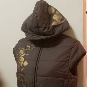 PRICE ⬇️Winter puffer vest w/ hood